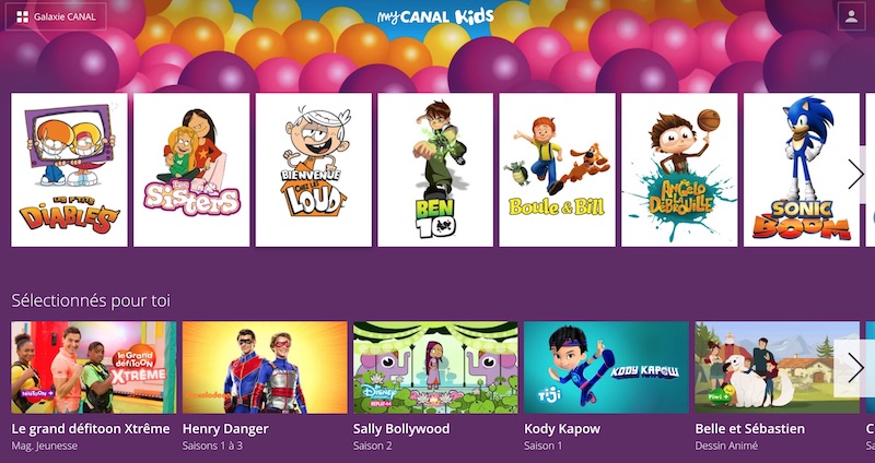 MyCanal Kids pour les Kids 6-8 ans