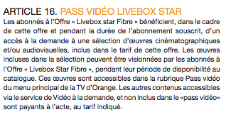 CGA Pass Vidéo Livebox Star