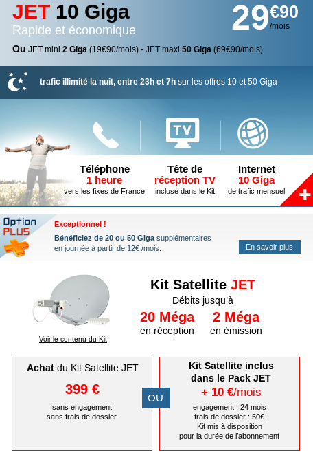 NordNet Satellite Jet