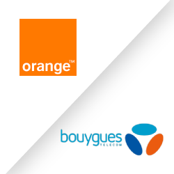 Logos Orange et bouygues