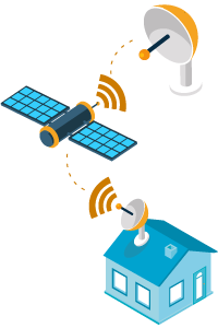 satellite wifi maison