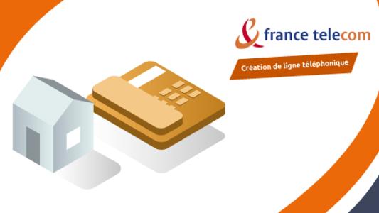 raccordement et creation de ligne france telecom